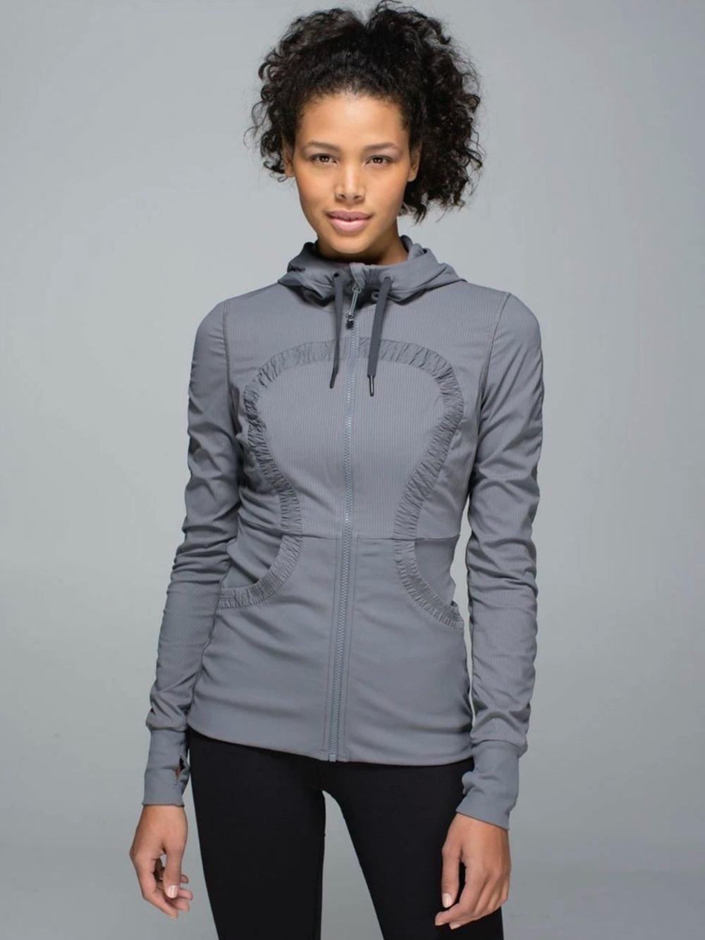 Lululemon Dance Studio Jacket III size 6 Slate NWT Gray Grey Yoga Run Top Coat